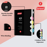 Premium Notebook No.01, Five Subject,  300 Pages, (14cm x 22cm)